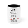 Wine Lover Gift Accent Coffee Mug, 11oz