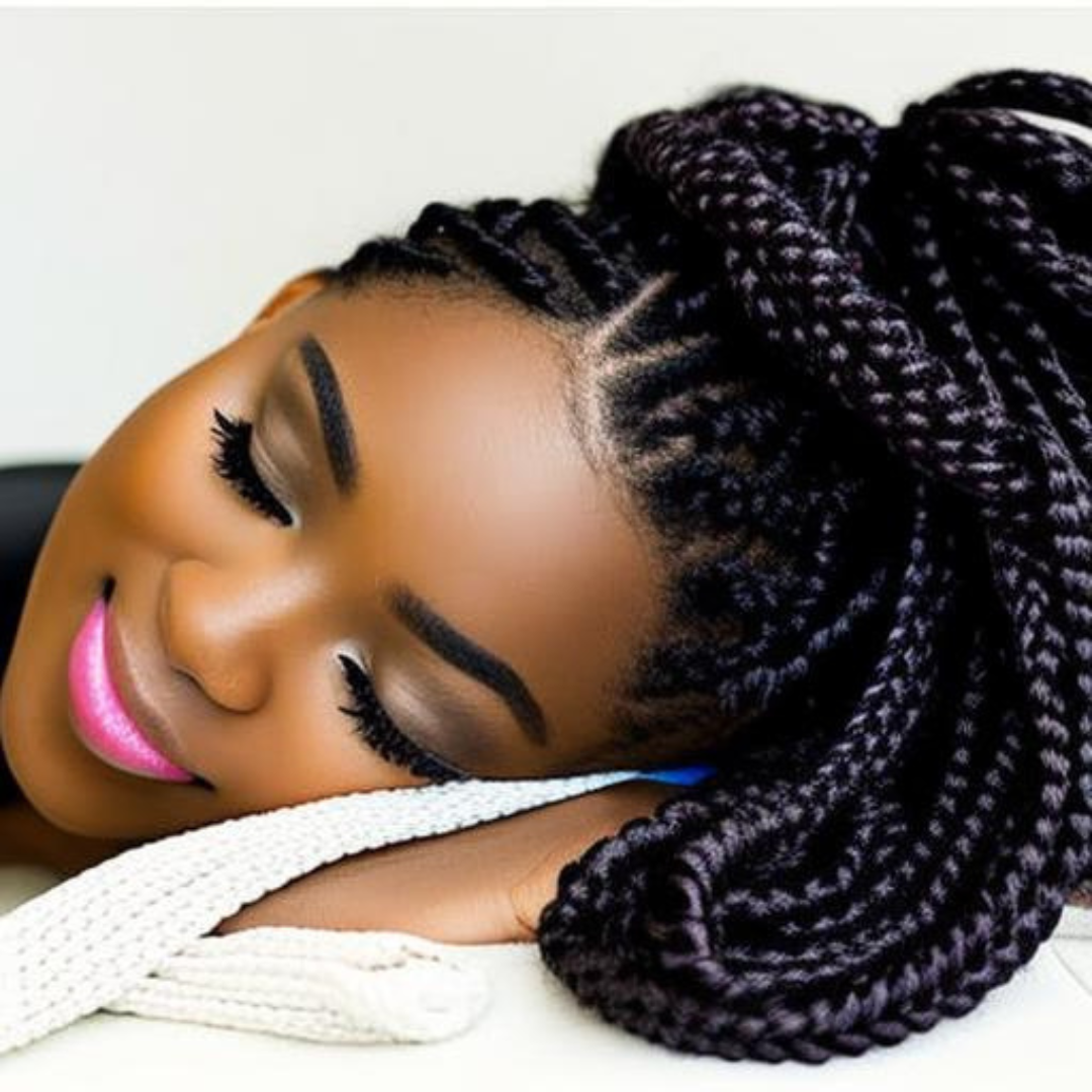 how to care for box braids natural hair while sleeping