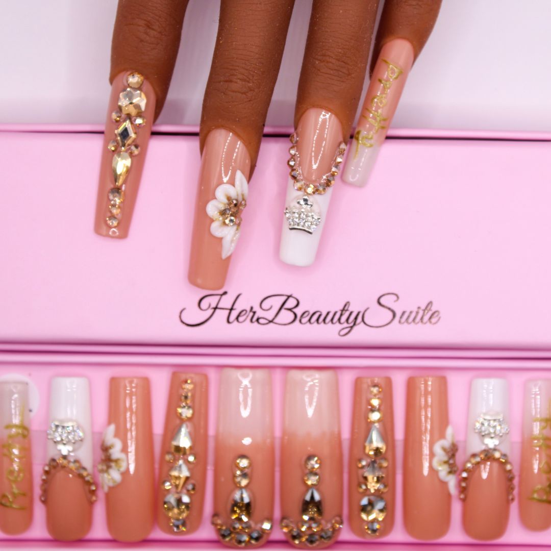 Luxury Press on Nails made with Acrylic + Gel