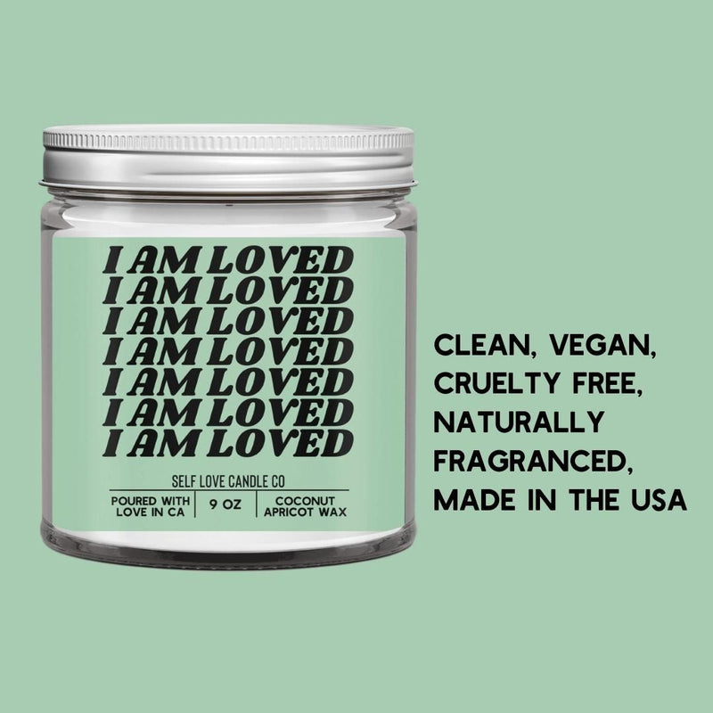 Self Love affirmation Candles- 9oz coconut Wax