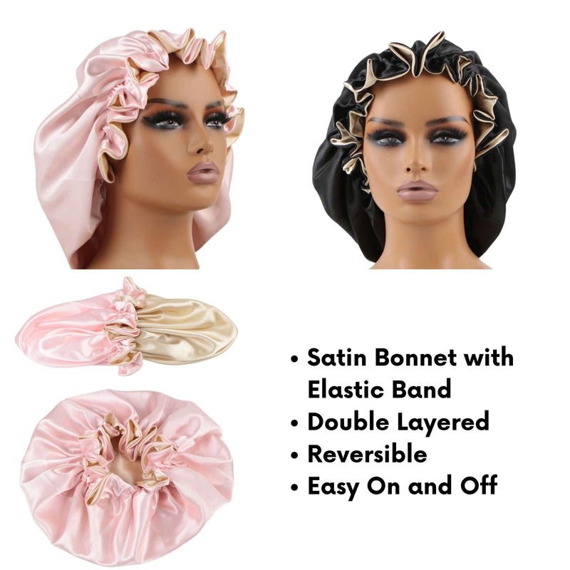 Free Sample Bonnets And Satin Hair Wraps Long Band Custom Designer Bonnets  Adjustable Elastic Bonnet - Buy Bonnets And Satin Hair Wraps,Designer