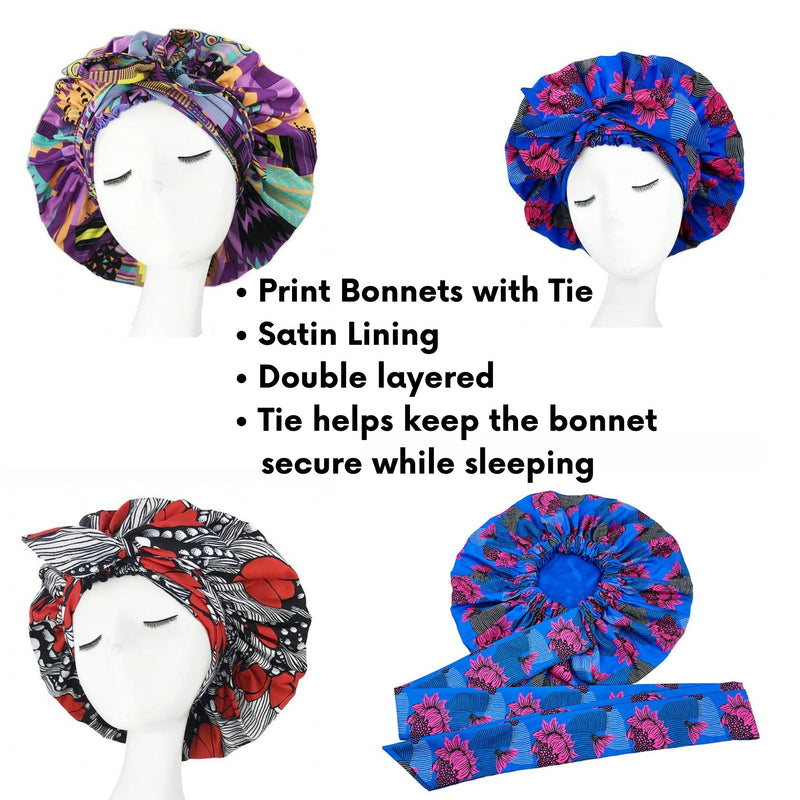 100% Silk Bonnet for Sleeping, Hair Bonnet with Tie Band, Large Silk Sleep  Cap for Curly Hair, Silk Hair Wrap for Hair Care Beige 22 Momme