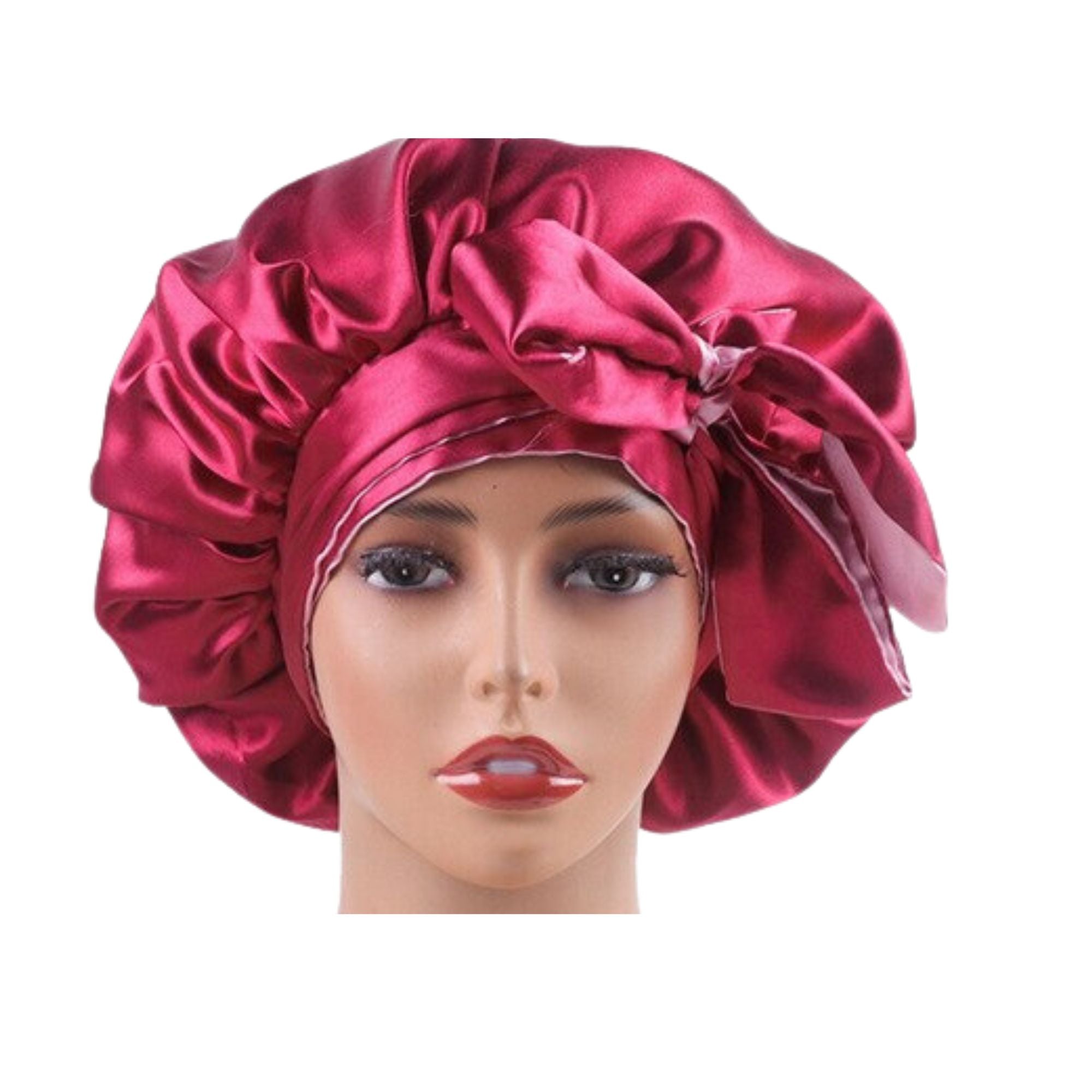 High quality Double layered Large Reversible Satin Bonnets for hair
