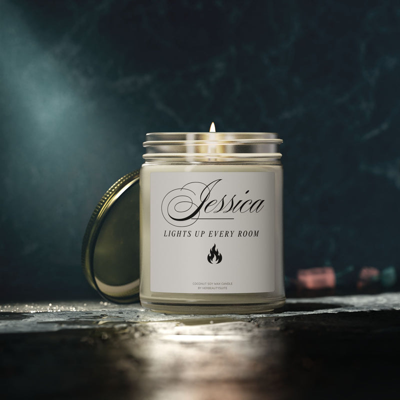 Personalized Name Candle Customizable Luxury Candle Gift "Lights up a Room" Gift
