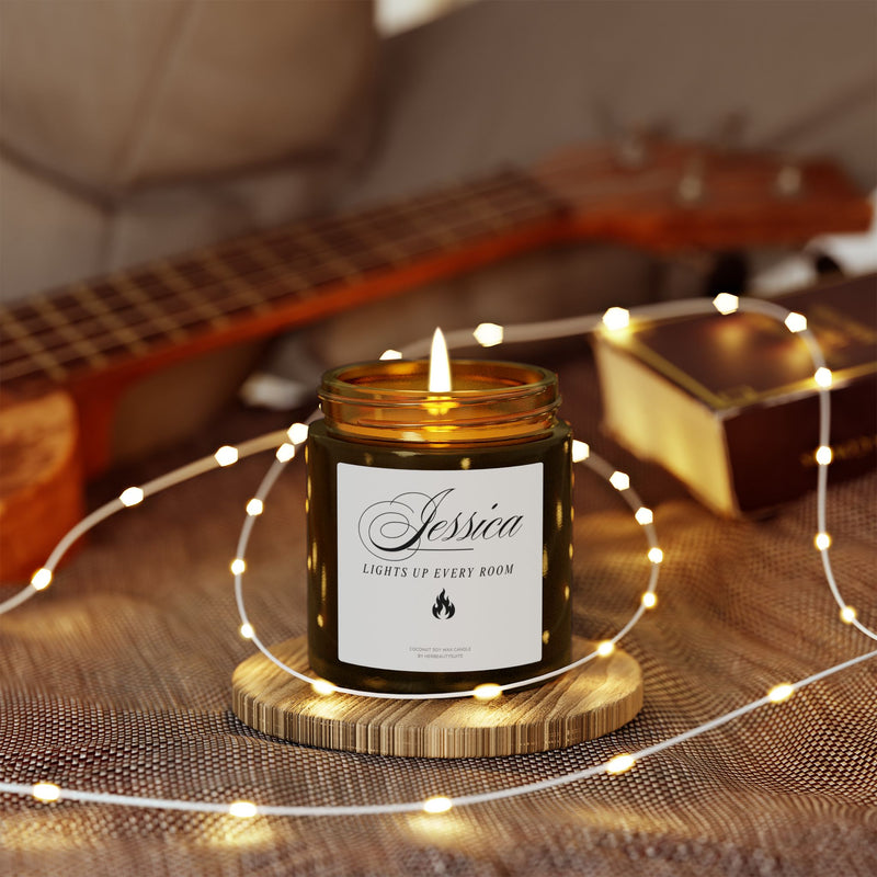 Personalized Name Candle Customizable Luxury Candle Gift "Lights up a Room" Gift