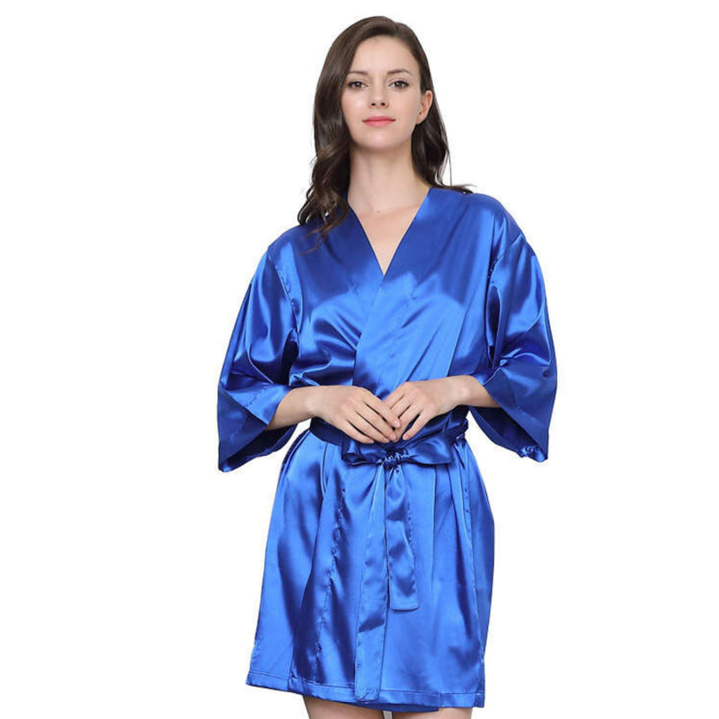 Luxury Silky Satin Robe  Personalized Robe - HerBeautySuite