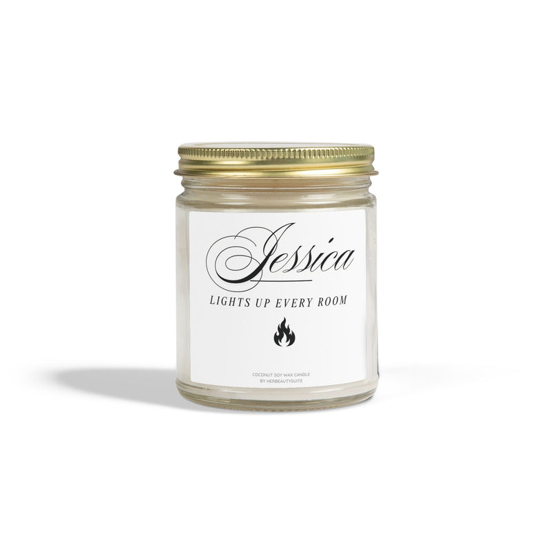 Personalized Name Candle Customizable Luxury Candle Gift "Lights up a Room" Gift