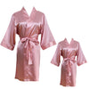 Mommy and me matching robe set pink