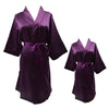 mommy and me satin robes