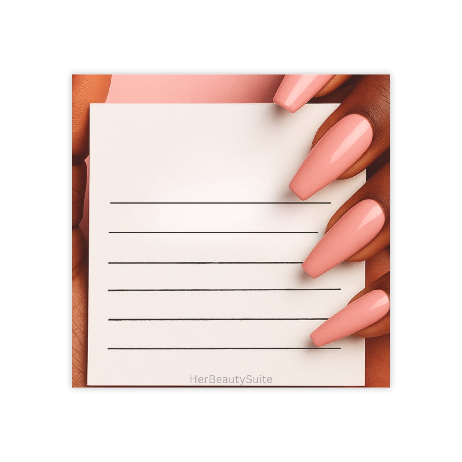 Self Affirmation Sticky Note pad - Self reminder post It Notes
