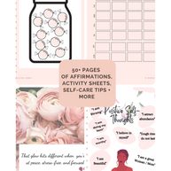 self care journal planner pages