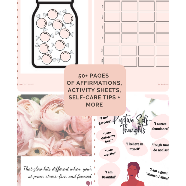 self care journal planner pages
