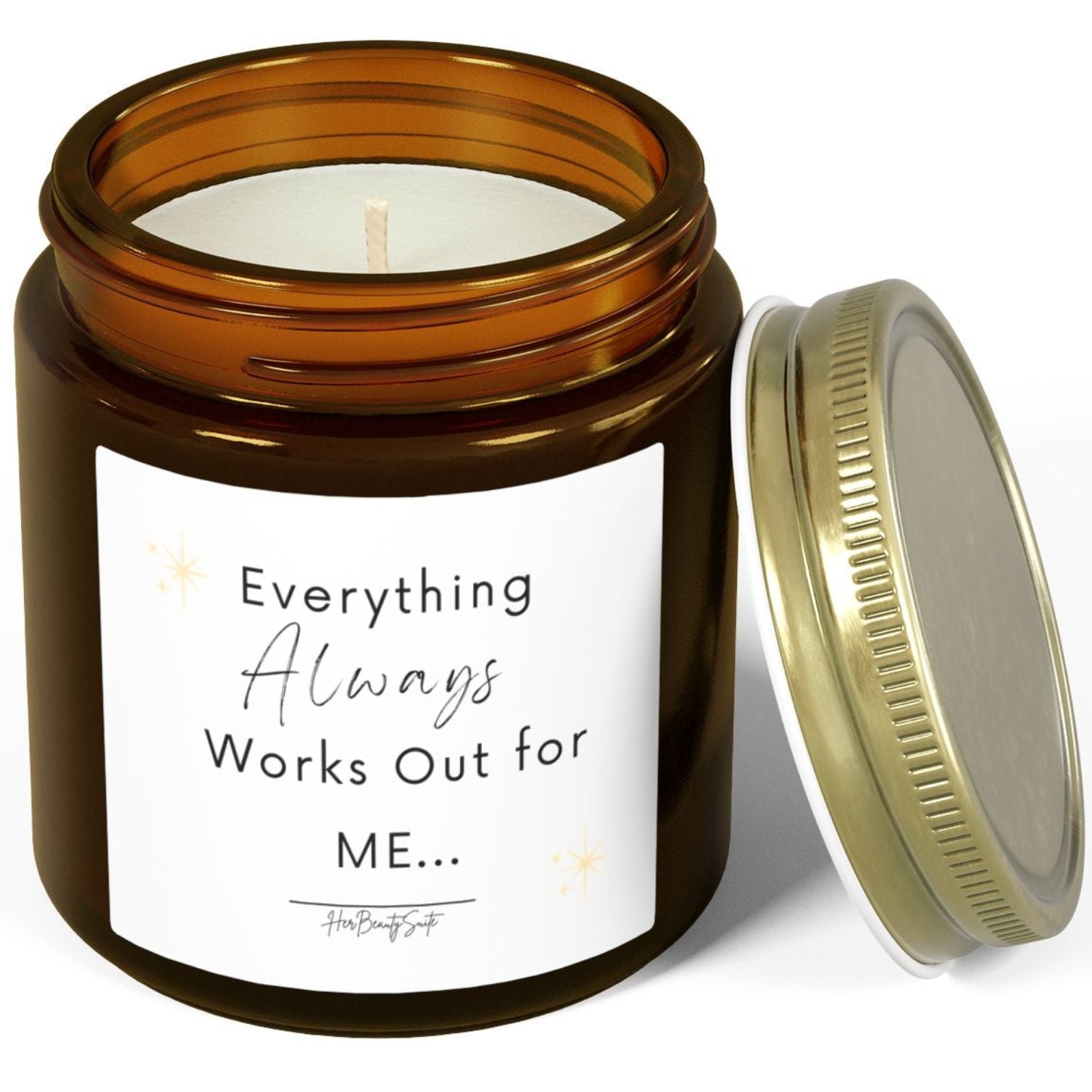 Self Love Manifestation Candle "Everything Always Works Out for Me"