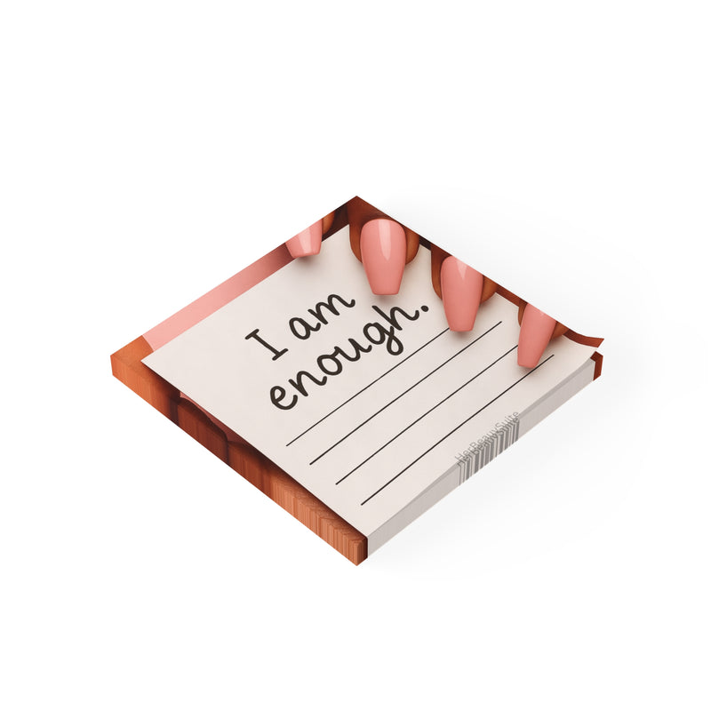 Self Affirmation Sticky Note Pad Post it Notes - Motivational Self Care Gift for Women