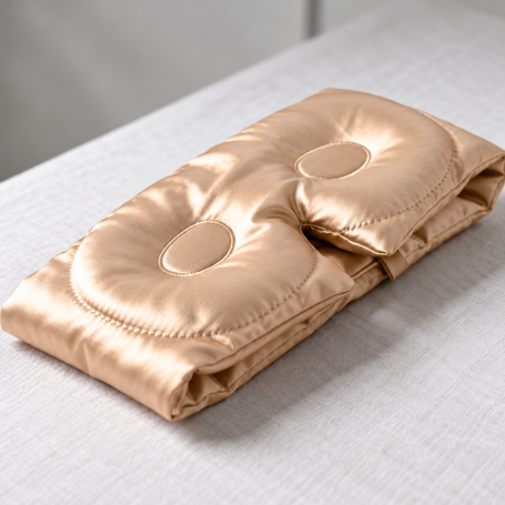 100% Silk 3D Pillow soft Eye Mask for sleeping with memory foam