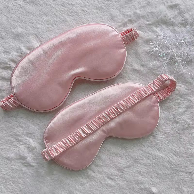 100% Mulberry Silk Bonnet Eye Mask for sleeping  + Hair Scrunchie gift Set bundle