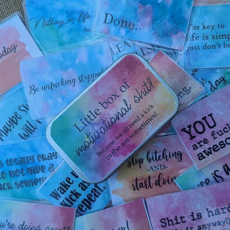sweary affirmations cards