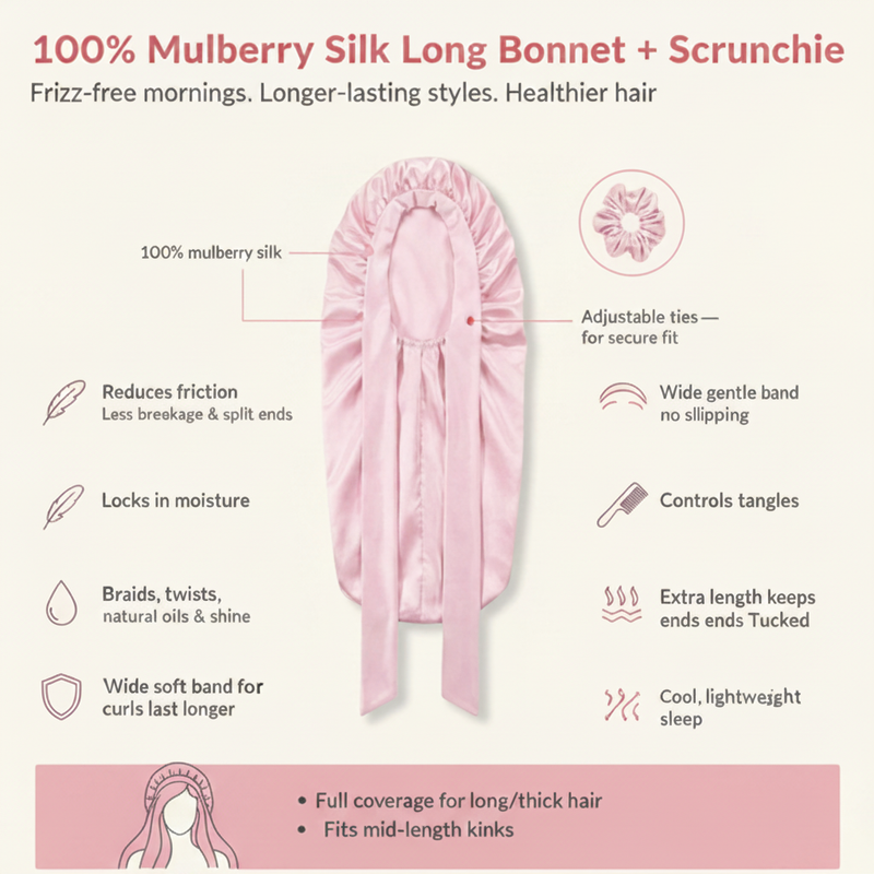 long hair silk bonnets beneifts