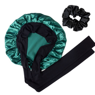 Juego de gorro para el cabello, funda de almohada y antifaz para dormir 100% seda morera - 22-Momme