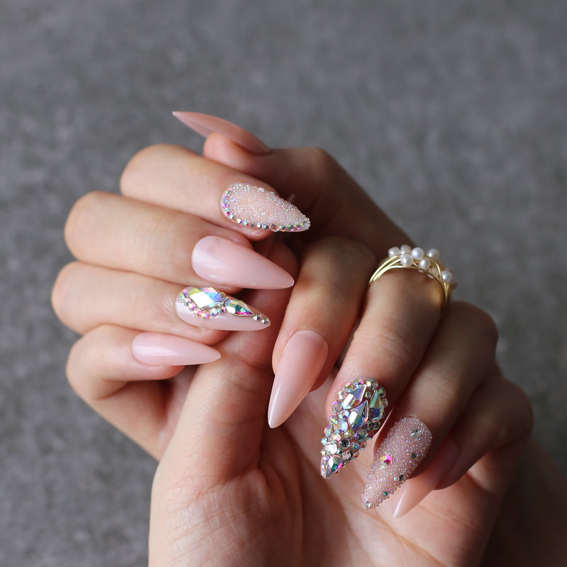 &quot;Instant Baddie&quot; Beauty Bundle gift Set - Includes Makeup brush kit, Press on nails &amp; lashes