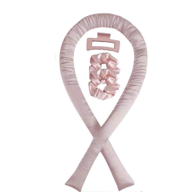 Effortless Curls- 4 pc Satin Heatless Curler Set for hair