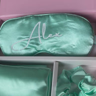 Luxury Satin 3 pc Pillowcase Set with Eye mask & Hair scrunchie Gift Box