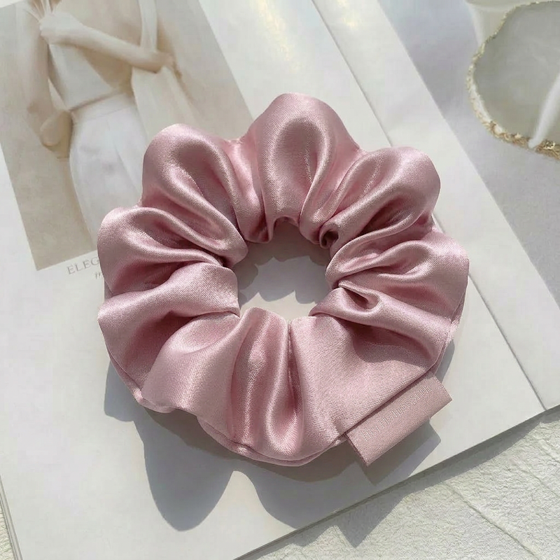 Mulberry Silk Scrunchie hair Tie Luxury Gift Box Set
