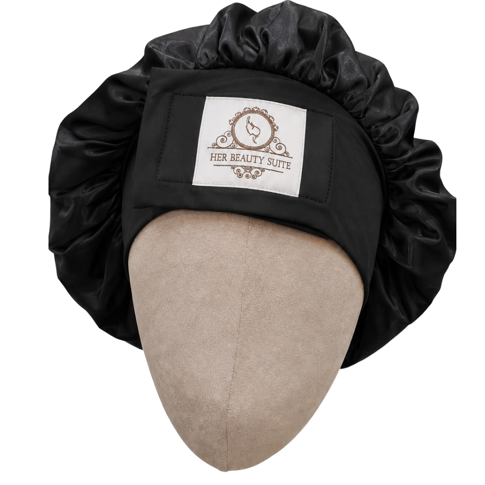 Adjustable Mulberry Silk Bonnet - Double layered  Non slip
