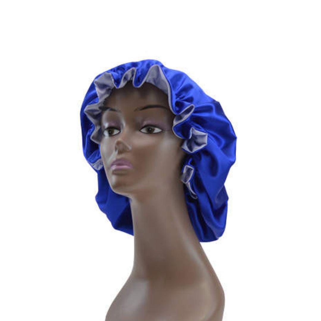 High quality Double layered Large Reversible Satin Bonnets for hair