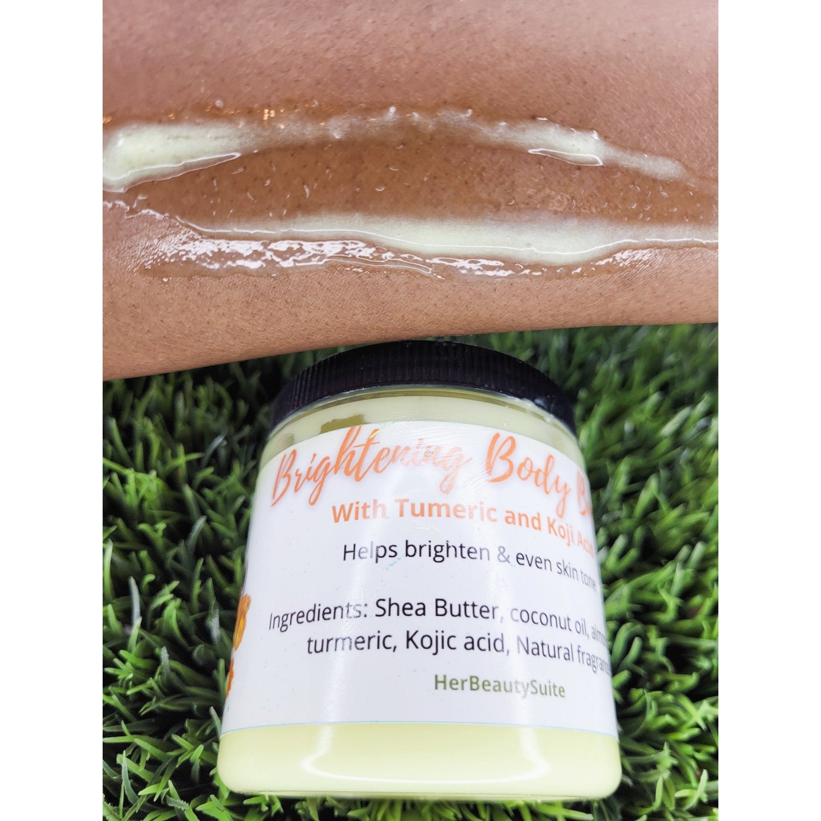 Koji Acid body butter with Turmeric - Brightens Lightens & Fades Dark Spots