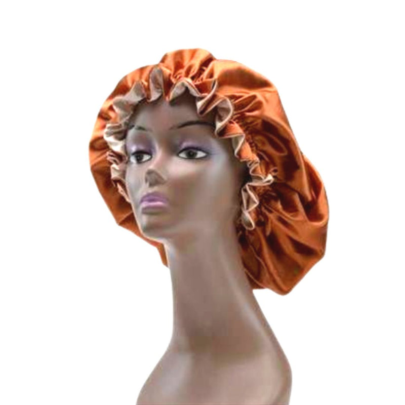 High quality Double layered Large Reversible Satin Bonnets for hair