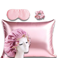 pink satin sleet set