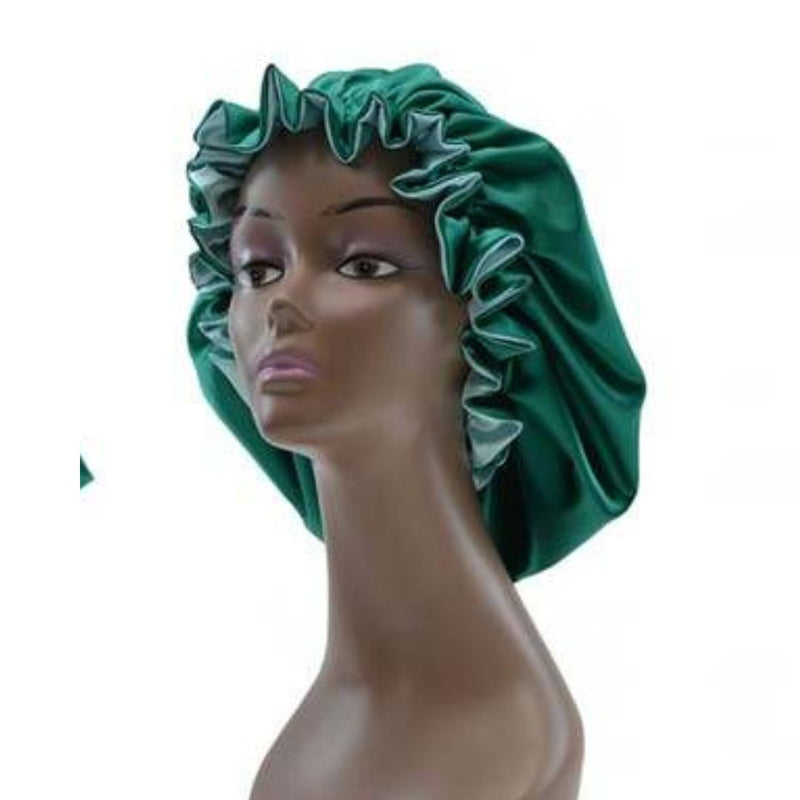 High quality Double layered Large Reversible Satin Bonnets for hair
